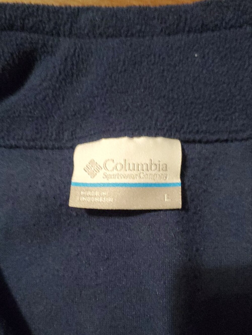 Columbia Men’s Navy Zip-Up Pullover - Picture 2 of 8